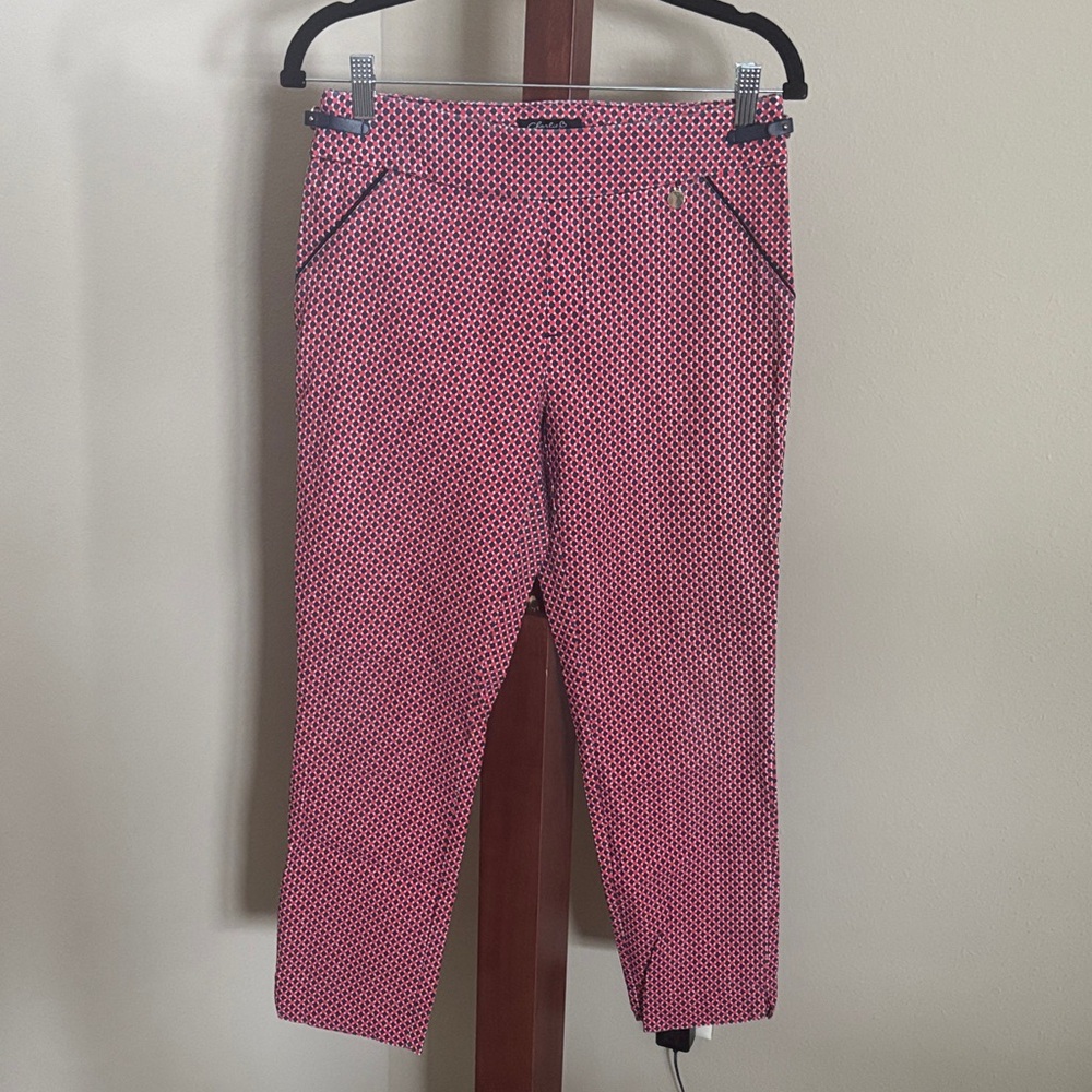 Charlies Pink and Navy Patterned Leggings